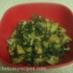Aloo palak recipe (8)